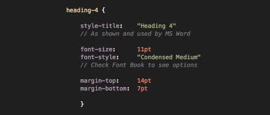 1-up: Ulysses Style Sheets vs. MS Word