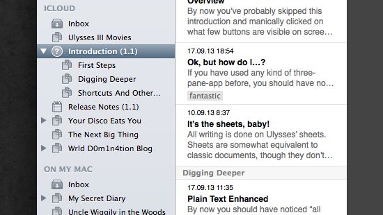 Change in plans: Announcing Ulysses 1.2, with a twist