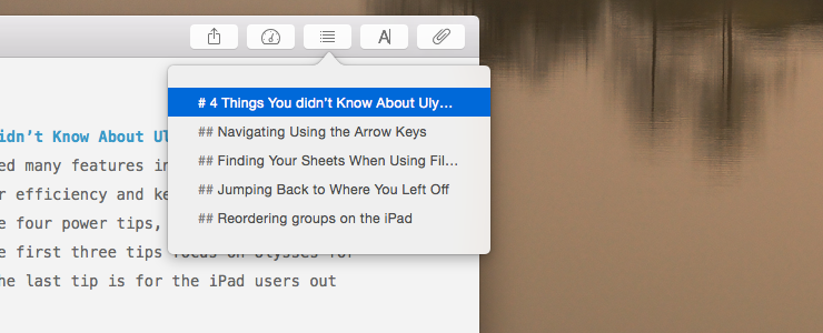 4 Secret Ulysses Tips for Power Users