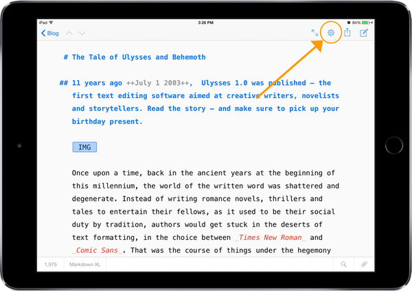 How to Customize Your Writing Environment in Ulysses for iPad