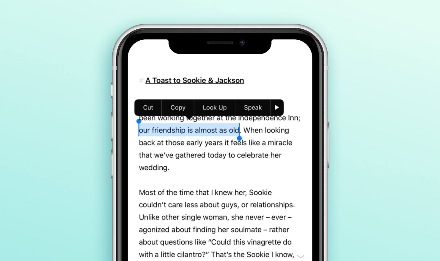 Augmented Text Editing on Mobile: The New iOS 13 Gestures